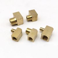 M6 M8 M10 Metric Female To Male Brass Elbow 90 Degree Pipe Tube Fitting Ferrule Connector Machine Tool Fittings