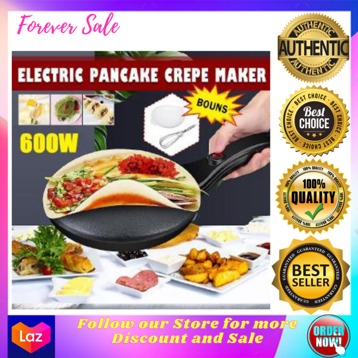 Forever Sale Authentic Nonstick Electric Crepe Pizza Maker Pancake