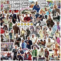 【LZ】❁❂  Impermeável GTA Game Adesivos para Crianças Graffiti Decor para Scrapbook Decalque para Bagagem Laptop Guitarra Skate Presente Clássico Brinquedo 10 Pcs 25 Pcs 50Pcs