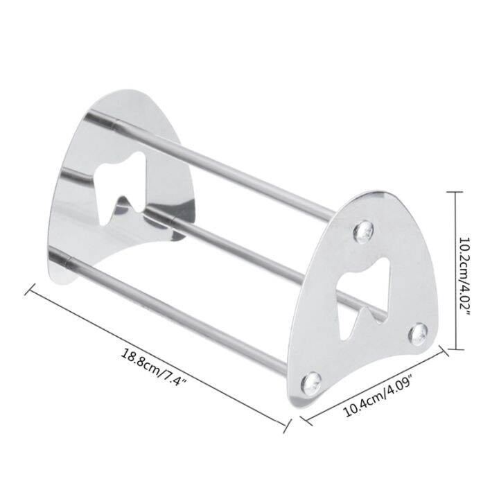 อุปกรณ์จัดฟันวางเครื่องมือจัดวางคีมคีบสแตนเลสชั้นวางของแบบใส
