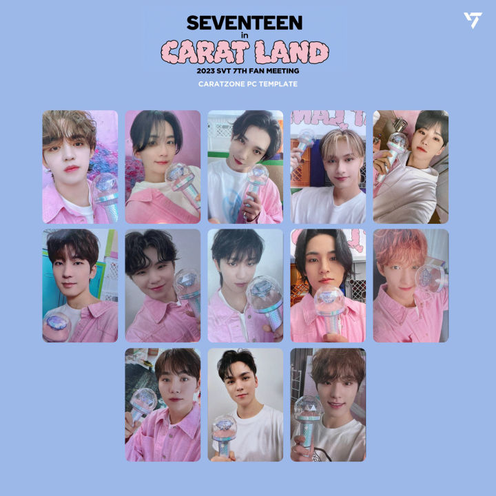 SEVENTEEN CARATLAND PhotoPhotoCards 2023 CARATZONE Fan Meeting Photo