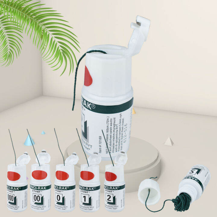 Dental Gingival Retraction Cord Knitted Cotton Gum Line Dental Material Lazada PH