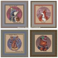 【CC】 animals patterns Counted 11CT 14CT wholesale Chinese Kits Embroidery Needlework Sets