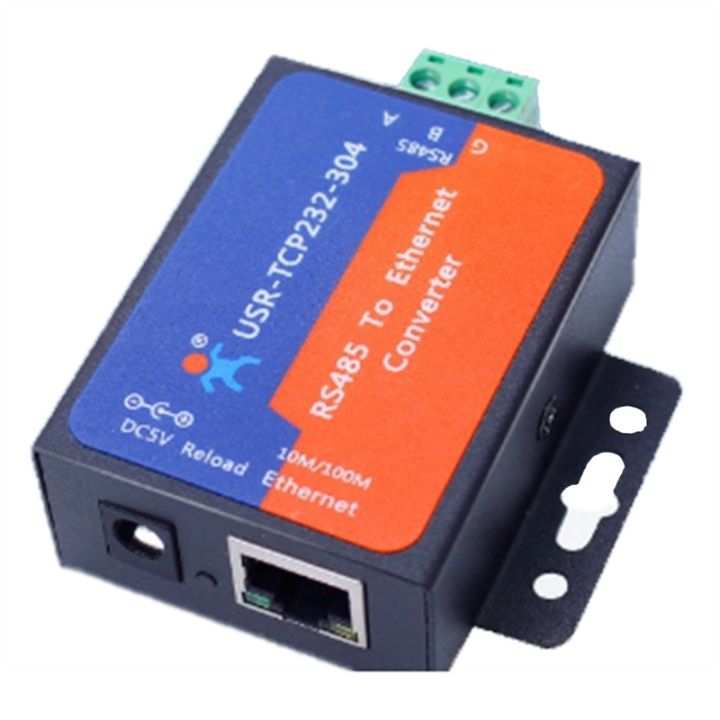 1-pcs-modbus-serial-port-rs485-to-ethernet-converter-module-server-usr-tcp232-304-data-transmission-dhcp-dns-supported