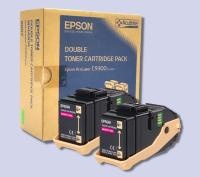 Epson S050607 Magenta ตลับหมึกโทนเนอร์ สีม่วงแดง ของแท้ (0607) แพ็คคู่