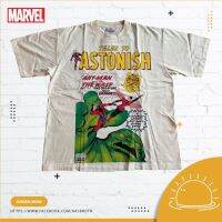 เสื้อยืดลิขสิทธิ์แท้ Marvel TALES TO ASTONISH Cream (Size XL) : HP-029 : Marvel Comics Cotton TALES TO ASTONISH Cream T-Shirt Size XL เสื้อยืด สีดำ คอกลม