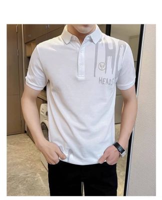 ￼เสื้อโปโลสีพื้น เสื้อโปโล สำหรับผู้ชาย Men Polo Shirt