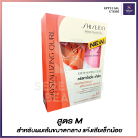 Shiseido คริสทาไลซิ่ง เคิร์ล ดัดโกรกดิจิตอล เซ็ต สูตร M สำหรับผมเส้นขนาดกลาง แห้งเสียเล็กน้อย 400 กรัม