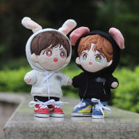 The same as star 20CM plush doll clothes printed hoodie 20CM cotton doll clothes accessories