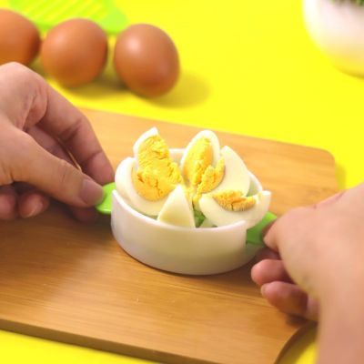 3 Way Egg slicer ที่ตัดไข่ต้ม ที่ตัดแบ่งไข่ ที่ตัดไข่ ที่จัดไข่ไก่ ที่จัดไข่ลวก ที่ตัดไข่นกทา เครื่องตัดไข่ ที่ผ่าไข่ ที่ตัดแบ่งไข่ต้ม