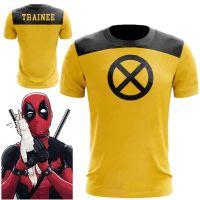 2023 New เสื้อยืดแขนสั้น3D พิมพ์ Unisex Casual Tshirt Cos Superhero Training Tee