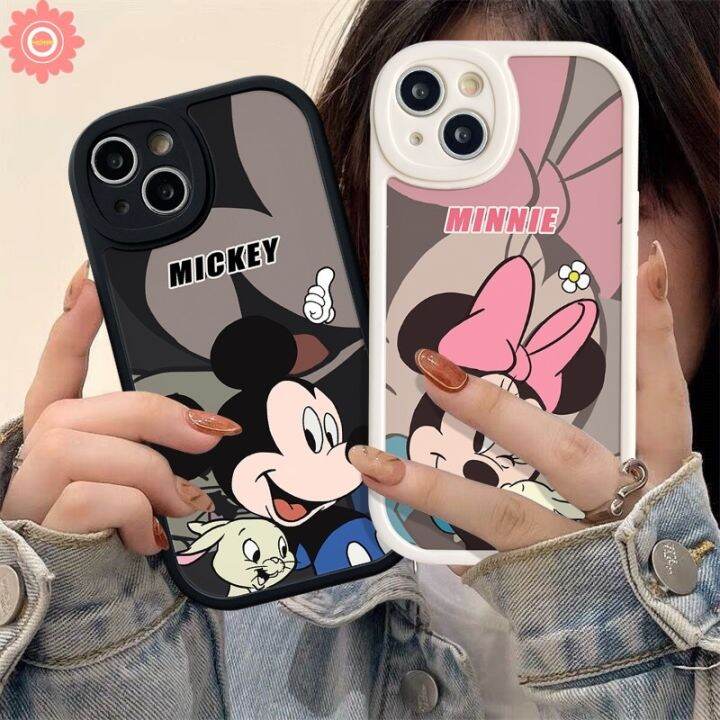 เคสโทรศัพท์มือถือ-นิ่ม-กันกระแทก-ลายการ์ตูนดิสนีย์-มินนี่เมาส์-สร้างสรรค์-สําหรับ-iphone-xr-x-xs-13-12-14-7-6s-6-8-2020