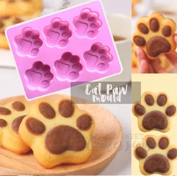 Paw Shaped Cake Pans Silicone Mould Premium Non-stick Cat Paw