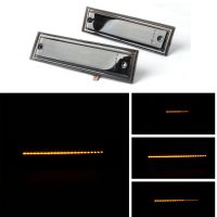 2X Amber LED Dynamic Side Marker Light Repeater Indicator Turn Signal Lamp for 1981-1991 Chevrolet C10 C20 C30 GMC