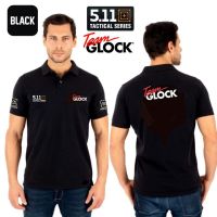 （all in stock）  2023 NEW -5.11 TACTICAL TEAM GLOCK POLO T.SHIRT (PRE-ORDER)(FREE NAME LOGO CUSTOM)