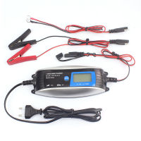 7-Stage Car Automatic Smart Battery Charger With LCD Display 6V 12V Car Motorcycle Battery Waterproof Charger Replacement Parts