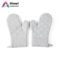 AIMEI 2ชิ้นถุงมือทำอาหารครัวทนความร้อนสำหรับเตาอบไมโครเวฟบาร์บีคิวอบ