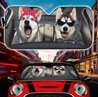 【CW】 Couple Car Sunshades Dog Driver Windshield Sunshade  Accessories