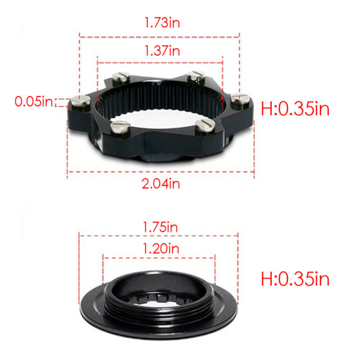 แผ่นตัวล็อคตรงกลางล้อจักรยานดุมล้อ-conversion-mountain-ตัวล็อคตรงกลางล้อจักรยานเปิด6-hole-จักรยานเบรคอะแดปเตอร์จักรยานกลางแจ้งขี่-entertainment