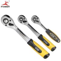 【CW】 RDEER 1PC Ratchet Wrench 1/2 quot; 3/8 quot; 1/4 quot; CRV Socket 72 Teeth tools mechanics Repair