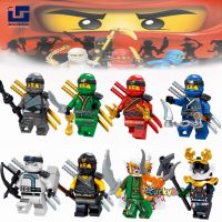 ชุดหุ่นจิ๋วภาพยนตร์ Ninjago ที่เข้ากันได้กับเด็ก,บล็อกตัวต่อของเล่นเซนไค Cole Nya Harumi