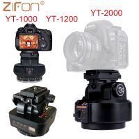 ZIFON YT-2000 AI ตัวติดตามใบหน้าหมุนได้ YT-1200รีโมทคอนโทรลแบบพาโนรามาหัวไฟฟ้าขาตั้งกระทะเอียงมอเตอร์สำหรับกล้องโทรศัพท์