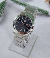 นาฬิกา SEIKO 5  Automatic รุ่น SNK795K1 นาฬิกาผู้ชาย สายแสตนเลส หน้าปัดดำ - สินค้าของแท้ 100% ประกันสินค้า 1 ปี