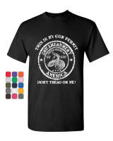 Dont Tread On Me Tshirt 2Nd Amendment Gun Permit Gun Rights 2A Mens Tee