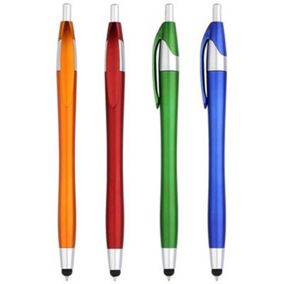 10 Pieces Capacitance Pen 2 In 1 Useful Mobile Phone Touch Screen Stylus Painting Pen Writing Pens Office School Ballpoint Pen Pens