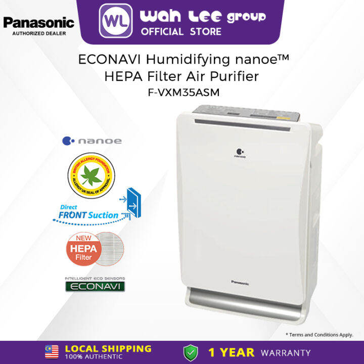 Panasonic FVXM35A NANOE™ Humidifying Air Purifier FVXM35A Econavi