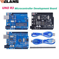 UNO R3ปรับปรุงบอร์ดพัฒนาอย่างเป็นทางการ/UNO + ATMEGA328P ชิป R3 WiFi สำหรับ Arduino UNO R3บอร์ดพัฒนา ESP8266 WeMos