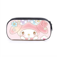 My Melody Single Layer Anime Pencil Case Student Pen Box Stationery Pouch Children Zipper Lovely Large Capacity Pen Storage Bag