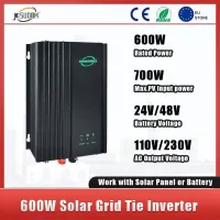 เครื่องแปลงกระแสไฟฟ้าแผงโซล่าเซล600W DC 24V 48V MPPT ตัวแปลงไฟฟ้าจำหน่ายแบตเตอรี่