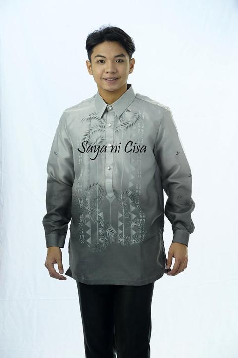 Barong Tagalog - Grey | Lazada PH