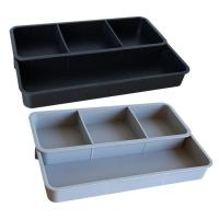 Kitchen Drawer Storage Heat Resistant Detachable Space Saving Drawer Box with Adjustable Dividers Convenient Kitchen Organizer Drawer Bin Anti Wear for Tableware Chopsticks benchmark