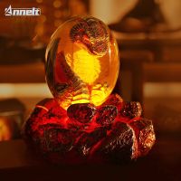 3D Dragon Egg Decorative Night Light Creative Resin Novelty Lights Ambient Light Ornament Funny Gifts for Friends and Children Night Lights