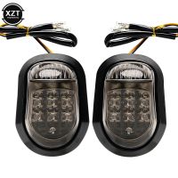 12V Motorcycle Turn Signals A Pair 9 LED Motorbike Indicators Blinker Yellow Lighting Flasher Piranha Turn Signal Light