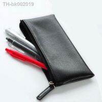 ♗☍❄ 1pcs Leather Pencil Case Simple Pen Bags Women Girl Make Up Holder Gift School Stationery Gift Cute Pencil Caseback To School