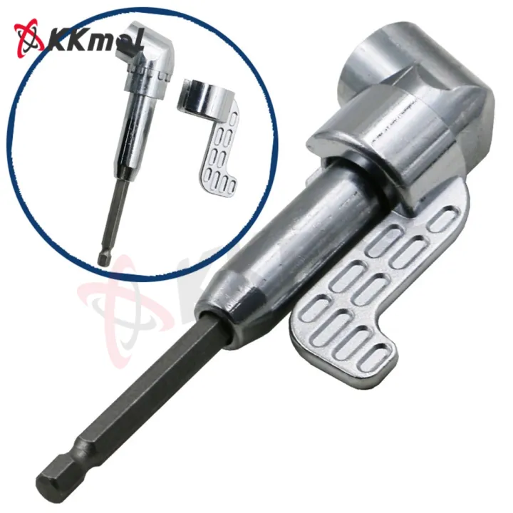 KKmol 105 Degree Right Angle Drill Bit Extension Socket for Tight
