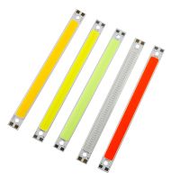 【☑Fast Delivery☑】 dongdangx59 แถบไฟ Led ไฮไลท์10วัตต์ Cob ขนาด120มม. * 10มม. สีขาวโคมไฟสีวอร์มไวท์หลอดไฟแถบยาว Diy 12V