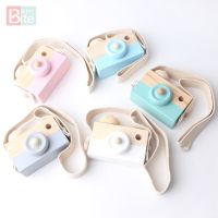 1Pcs Nordic Wooden Baby Toys Fashion Camera Pendant Montessori Toys For Children Wooden DIY Presents Nursing Gift Baby Block