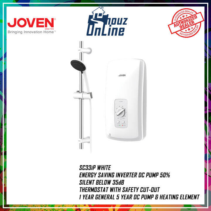 Joven Inverter Silent Dc Pump Instant Water Heater With Hand Shower 