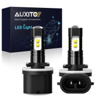 AUXITO 2PCS H27W1 H27W2 H27 Led 880 881 Led Bulb H27W 1200LM 6000K White Car Fog Light Driving Day Running Lamp Auto White 12V