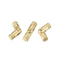 8/10/20/30/50pcs Copper Barrel Hinges Cylindrical Folding Support Hidden Cabinet Concealed Brass Hinge For Furniture Hardware