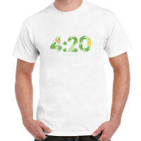 Hot KUSH 2023 Men Tshirts Print Weed 4：20 Its Time Fashion T-shirt Short Sleeve เสื้อยืดคอกลม เสื้อยืดผ้าฝ้าย เสื้อยืดไม่ต้องรีด  พร้อมส่ง