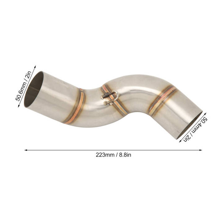 exhaust-middle-link-pipe-stainless-steel-exhaust-system-mid-connection-tube-สำหรับ-z900-2020-2021