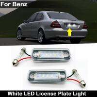 2Pcs For Benz E-Class W211 C-Class W203 CLS-Class C219 SLK-Class R171 High Brightness White LED License Number Plate Light