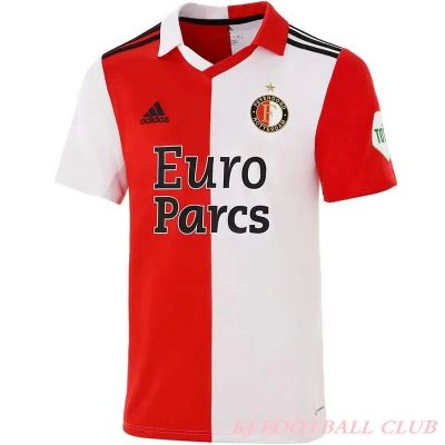 22-23 Feyenoord Home Shirt เสื้อฟุตบอลคุณภาพไทยสำหรับผู้ชาย