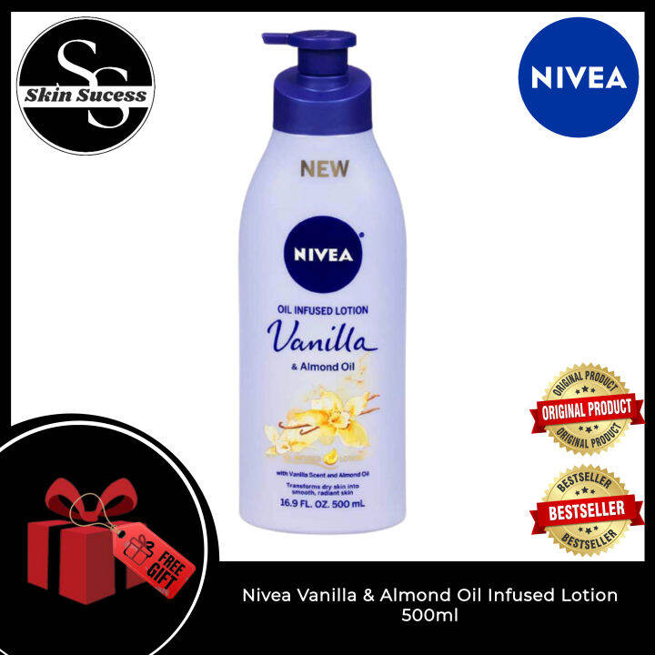 SKIN SUCCESS Nivea Vanilla & Almond Oil Infused Lotion 500ml Lazada PH