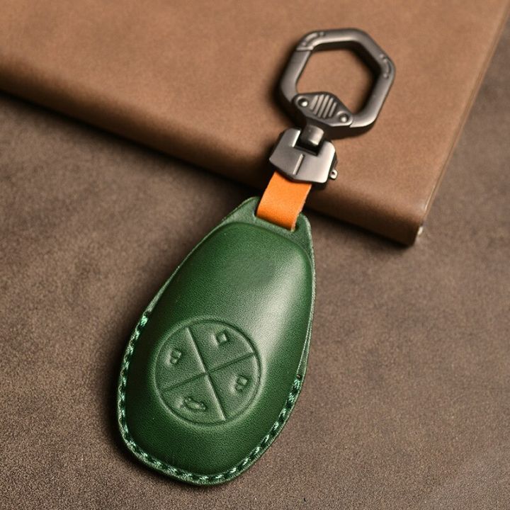 Suitable For  LEAPMOTOR C11 S01 T03 C01  Leather Car Remote Key Case Cover
